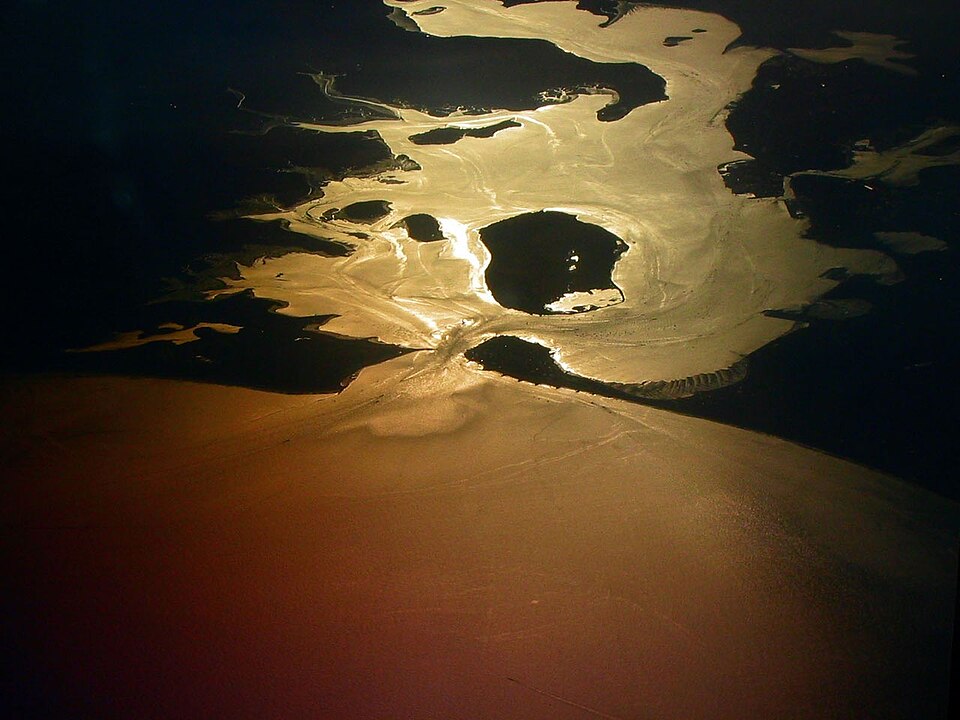 Petr Kratochvil - Poole Harbour from plane